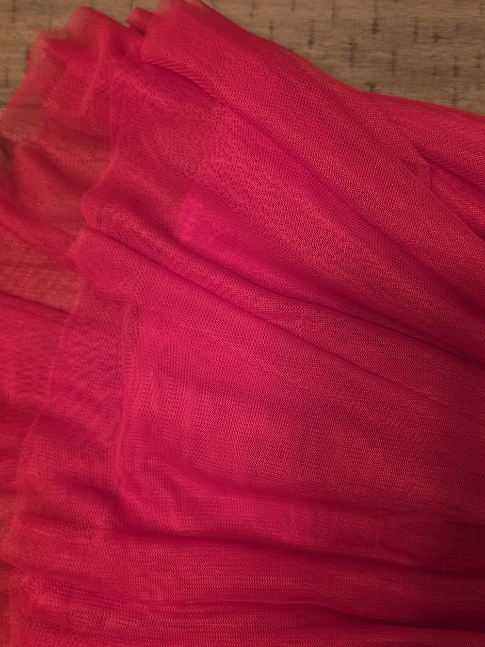 Cat & Jack Red Sequin Tulle Party Dress for Girls - Picture 3 of 4